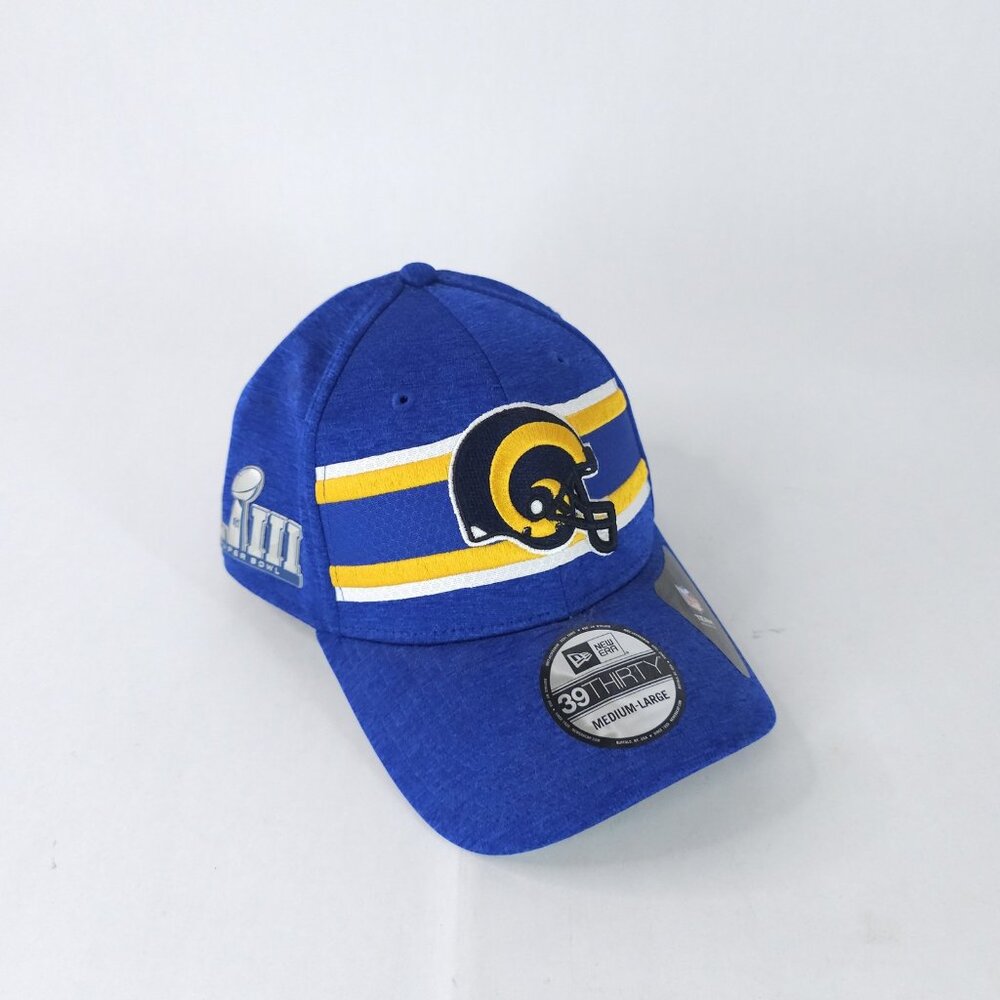 Los Angeles Rams Hat Cap Fitted Mens Large NFL Football Super Bowl LIII New Era